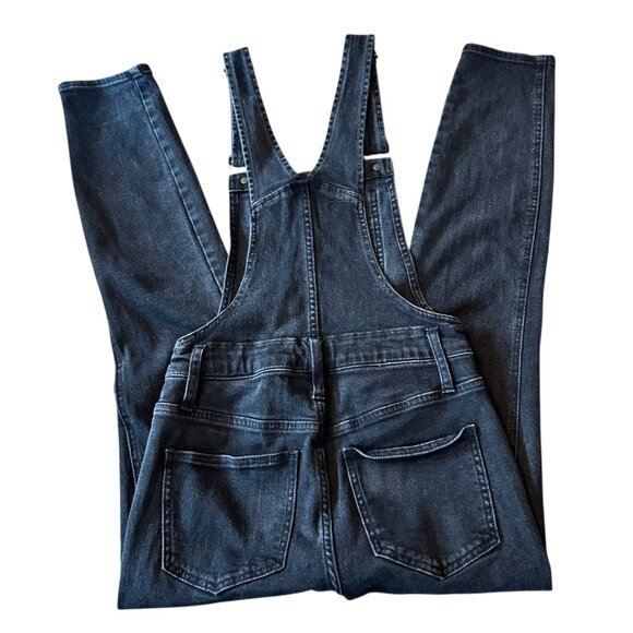 Madewell Black Boho Grunge Festival Denim Overalls XXS - Picture 5 of 8